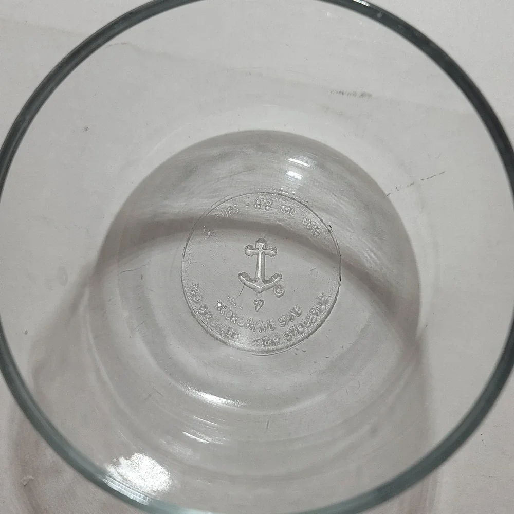 Anchor Hocking Oven And‎ Microwave Safe 2 cup Clear Glass Bowl